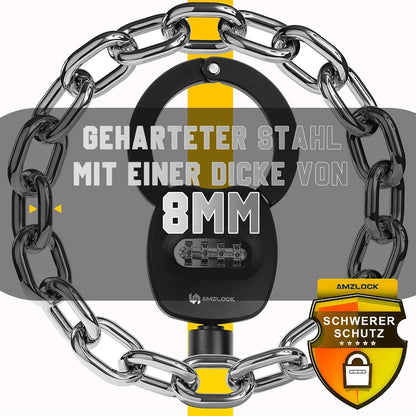 AMZLOCK E Scooter Schloss Zahlenschloss 65cm sicherer Diebstahlschutz