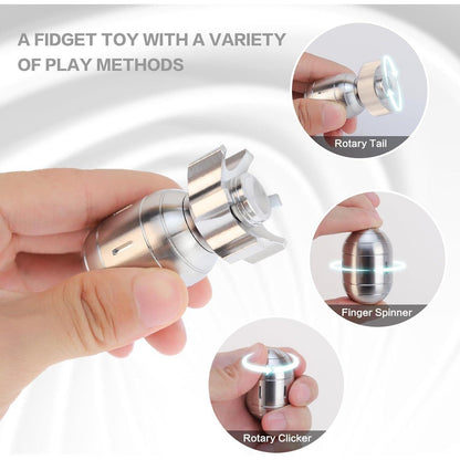 Metallischer EDC Fidget Spinner für Erwachsene - Kupfer