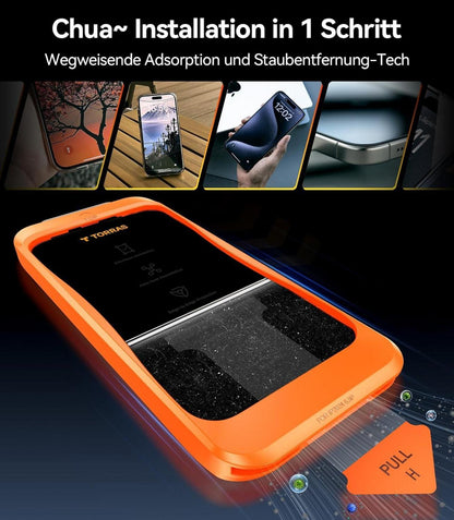 iPhone 16 Plus Panzerglas Schutzfolie 9H+ 2 Stück Bruchsicher