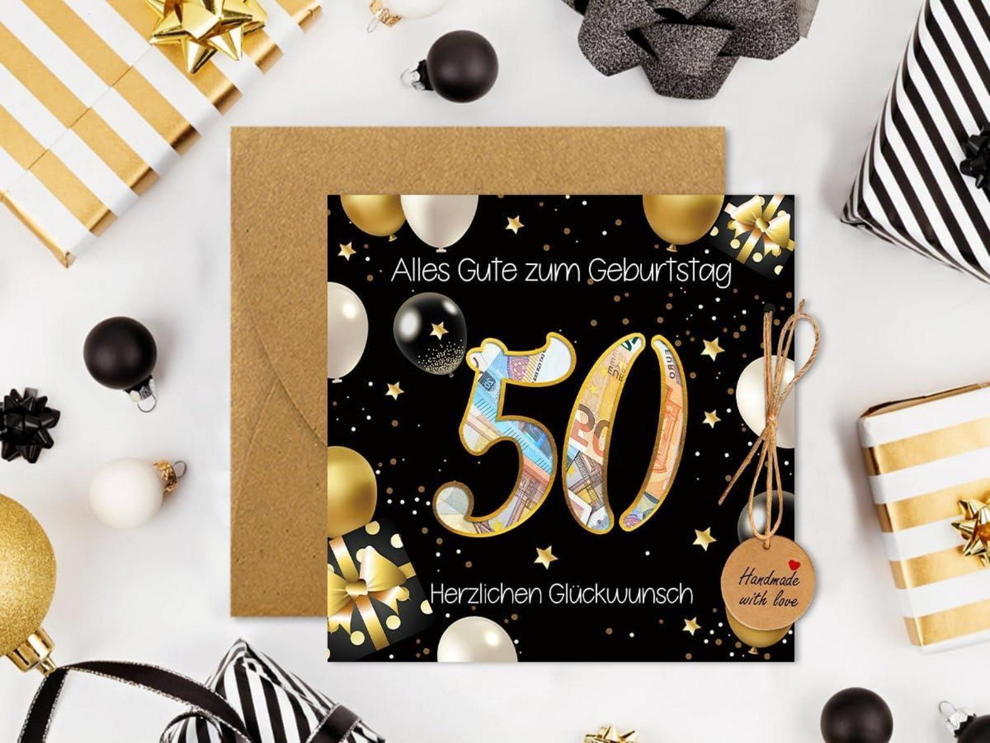 Handgemachte Geldgeschenke 50. Geburtstag Mann Frau