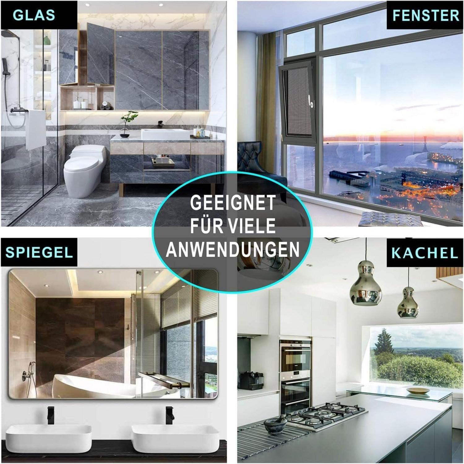 Duschabzieher Silikon 23 cm Fensterabzieher Badezimmerwischer