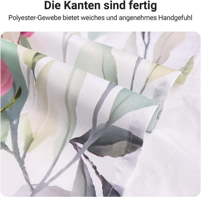 Duschvorhang Gelbe Ente Muster 120x200cm Textil Wasserabweisend 7 Ösen