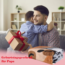 Weiche Flanelldecke 150*130 cm Geschenk für Papa Weihnachten