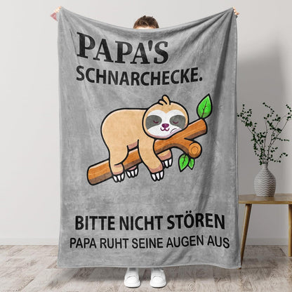 Weiche Decke für Papa Weihnachten Vatertag 1.3 * 1.5 M