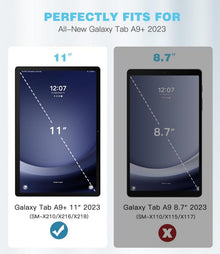 TiMOVO Drehbare Schutzhülle Samsung Galaxy Tab A9+ 11 Zoll