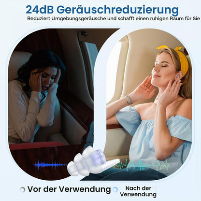 Flugzeug Ohrstöpsel Druckausgleich 24dB Lärmreduzierung