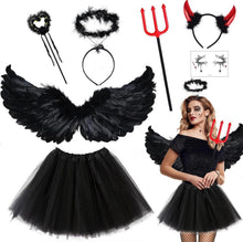 Teufel Engel Kostüm Damen Mädchen Halloween Karneval