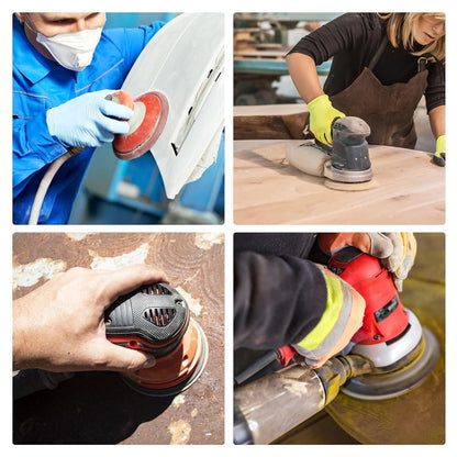Schleifscheiben 150mm Klett Körnung 120, 15 Loch, 60 Stück