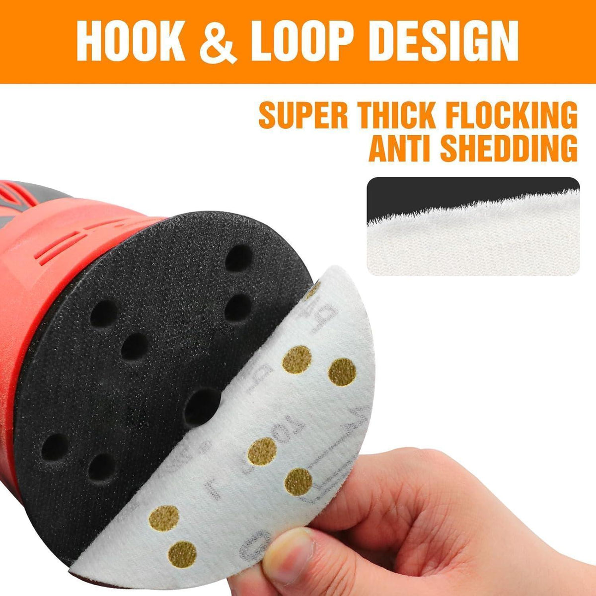 Schleifscheiben 150mm Klett 600er Körnung 60 Stück