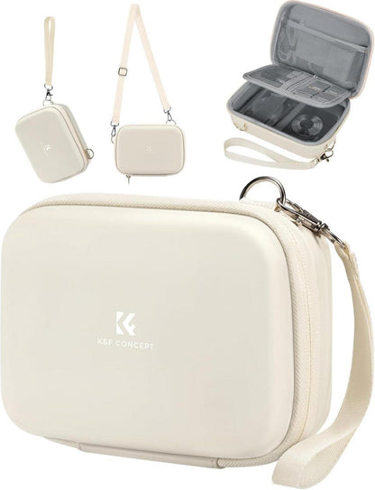 Kamera-Tasche für Digitalkamera mit Hartschale Beige EVA-Design