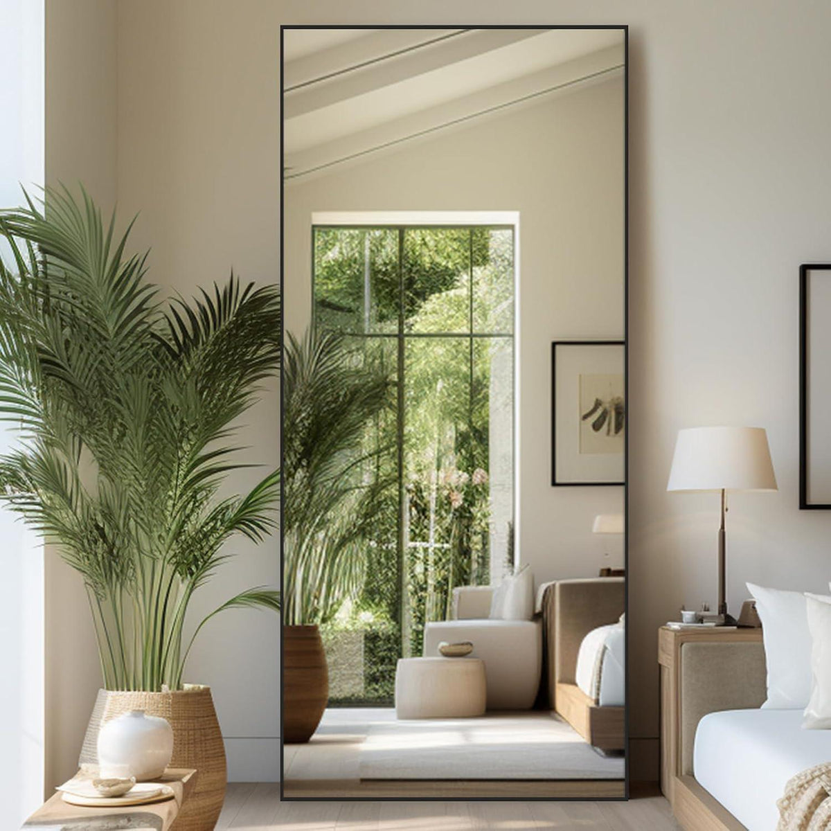 Ganzkörperspiegel 192x85cm – Stehspiegel für Schlafzimmer & Wohnzimmer