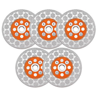 Diamant Trennscheibe 100mm 5er Set für Stein & Fliesen