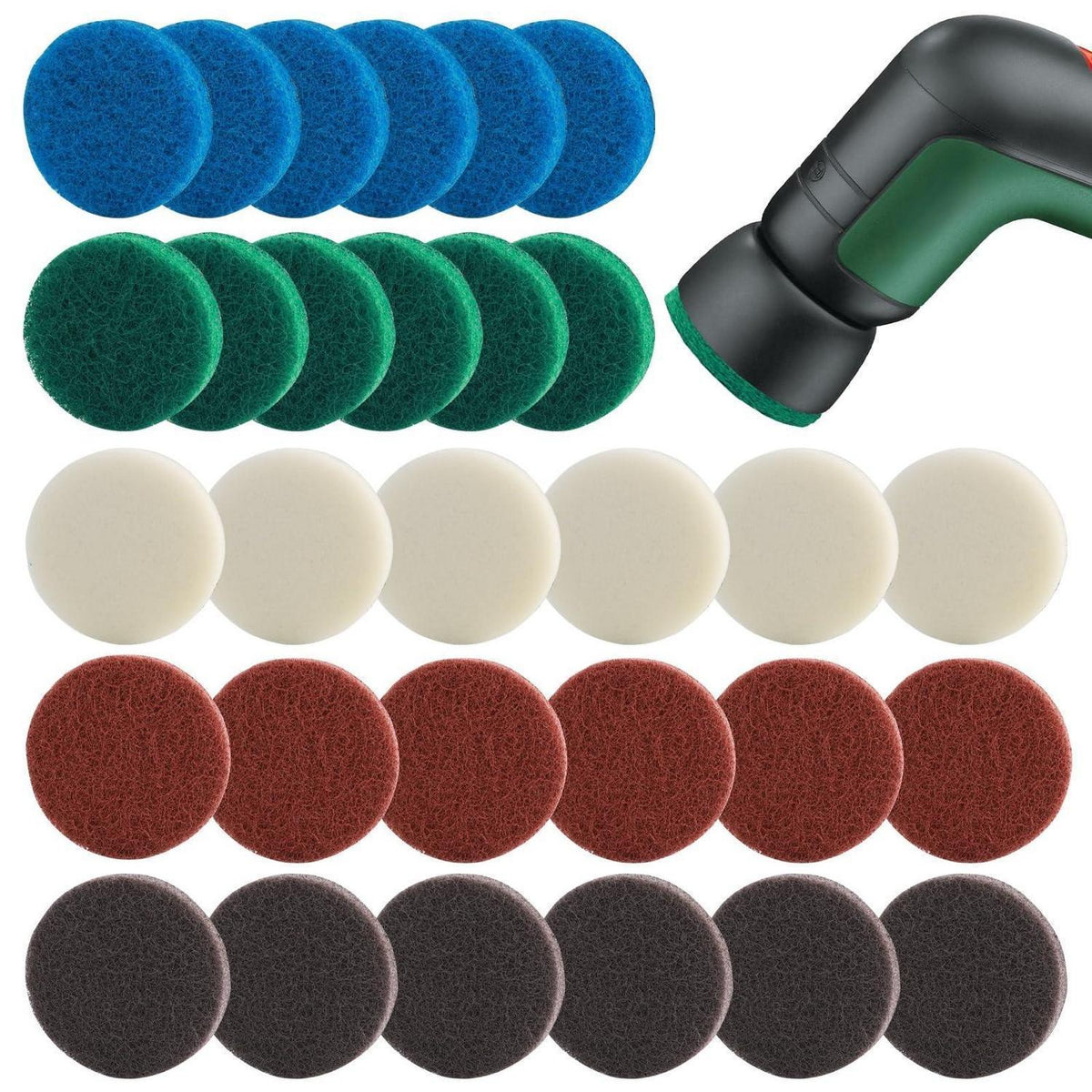 Reinigungsbürsten-Aufsatz-Set 30 Stück für Bosch Universal Brush