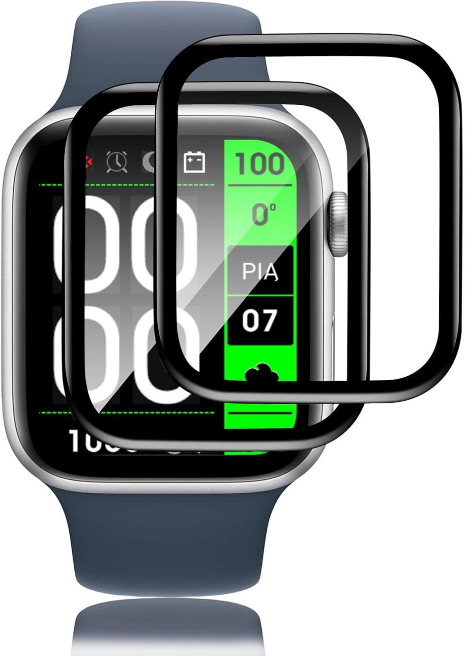 Panzerglas für Apple Watch 7/8/9 41mm mit 9H Härte