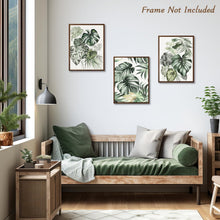 Grüne Botanical Wall Decor Poster Set 12x16 Natural Plant