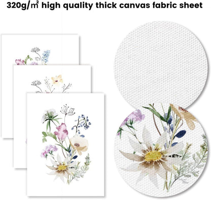 Aquarellblumen Wanddekoration Poster, Bunte Blumendrucke, Wildblumen