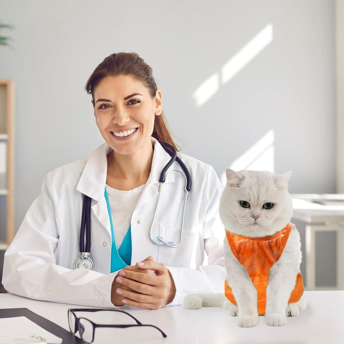 Katzenbody Erholungsanzug Kastration Spay Entwöhnung Leckschutz Suit