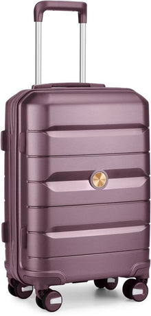 Rollkoffer Trolley Polypropylen TSA-Schloss 66cm 4 Spinner-Rollen Lila