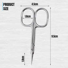 Professionelle Nagelschere Hautschere aus Edelstahl 9,6 cm