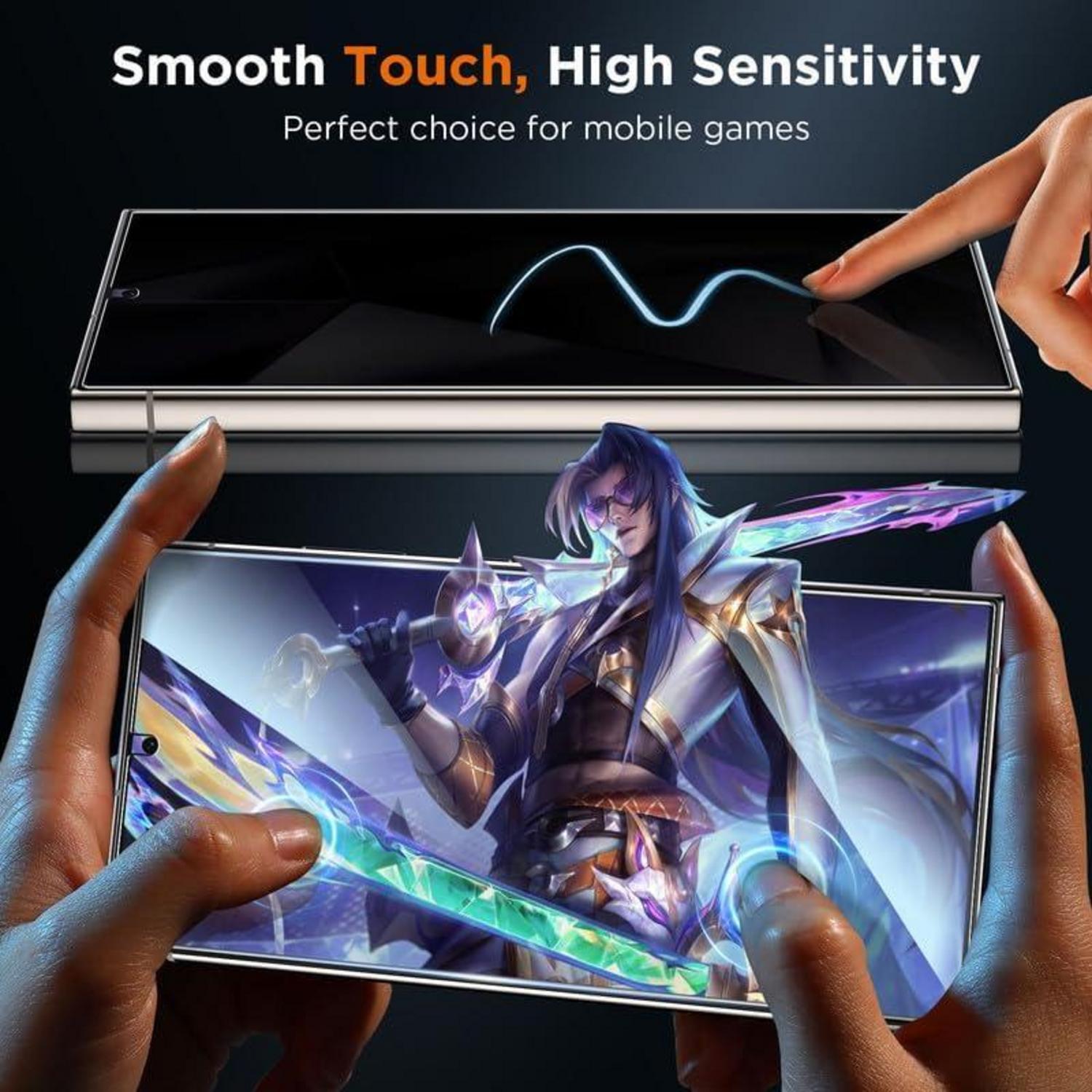 Displayschutz Samsung Galaxy S24 Ultra, Panzer Schutz Glas, Kameraschutz, 9H