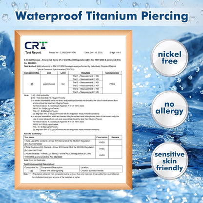 G23 Titan Fake Nasenring Set 3 Stück 20G 6-10mm Hypoallergen