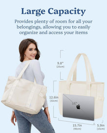 Prite Laptop-Tragetasche Damen wasserdichte Schultertasche