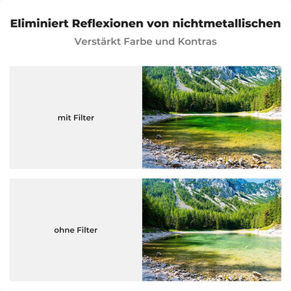 62mm Slim Zirkularer Polfilter CPL Magnetischer Filter Optisches Glas