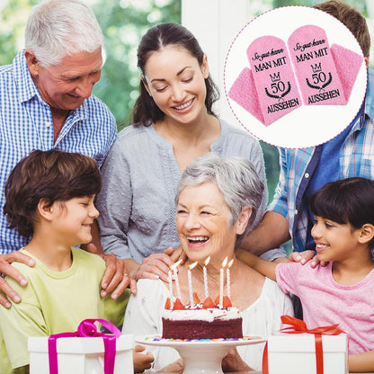 Weewooday Geburtstagsgeschenk 50 Jahre Frauen Kosmetiktasche Socken