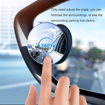 Echtglas Toterwinkelspiegel Auto 360° Rund