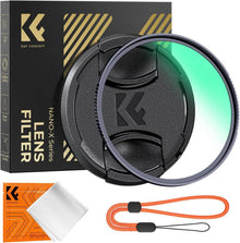 UV Filter 62mm mit Objektivdeckel, Reinigungstuch, HD - Nano X-Serie