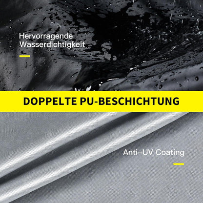 Abdeckplane Fahrrad Wasserdicht Premium-Stoff Schutzhülle mit