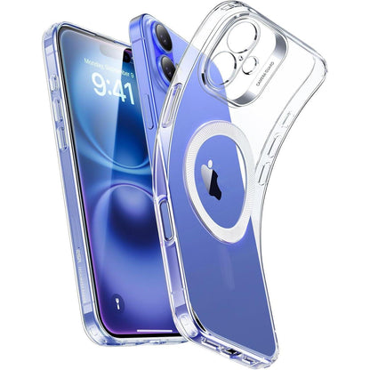 iPhone 16 Hülle Klar mit MagSafe, Dünn & Stoßfest