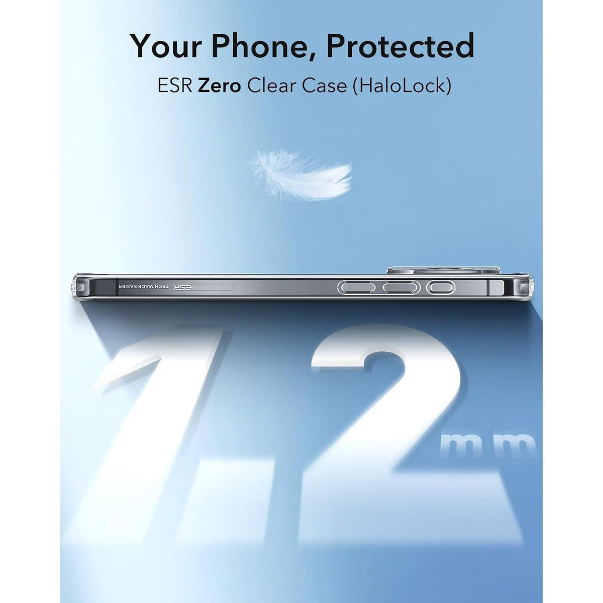 iPhone 16 Hülle Klar mit MagSafe, Dünn & Stoßfest