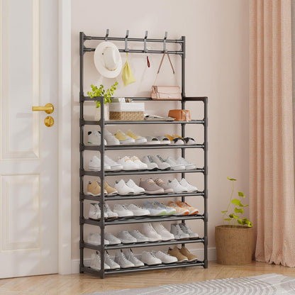 Schuhregal Metall 7-Tier Shoe Organizer 80x26x165cm