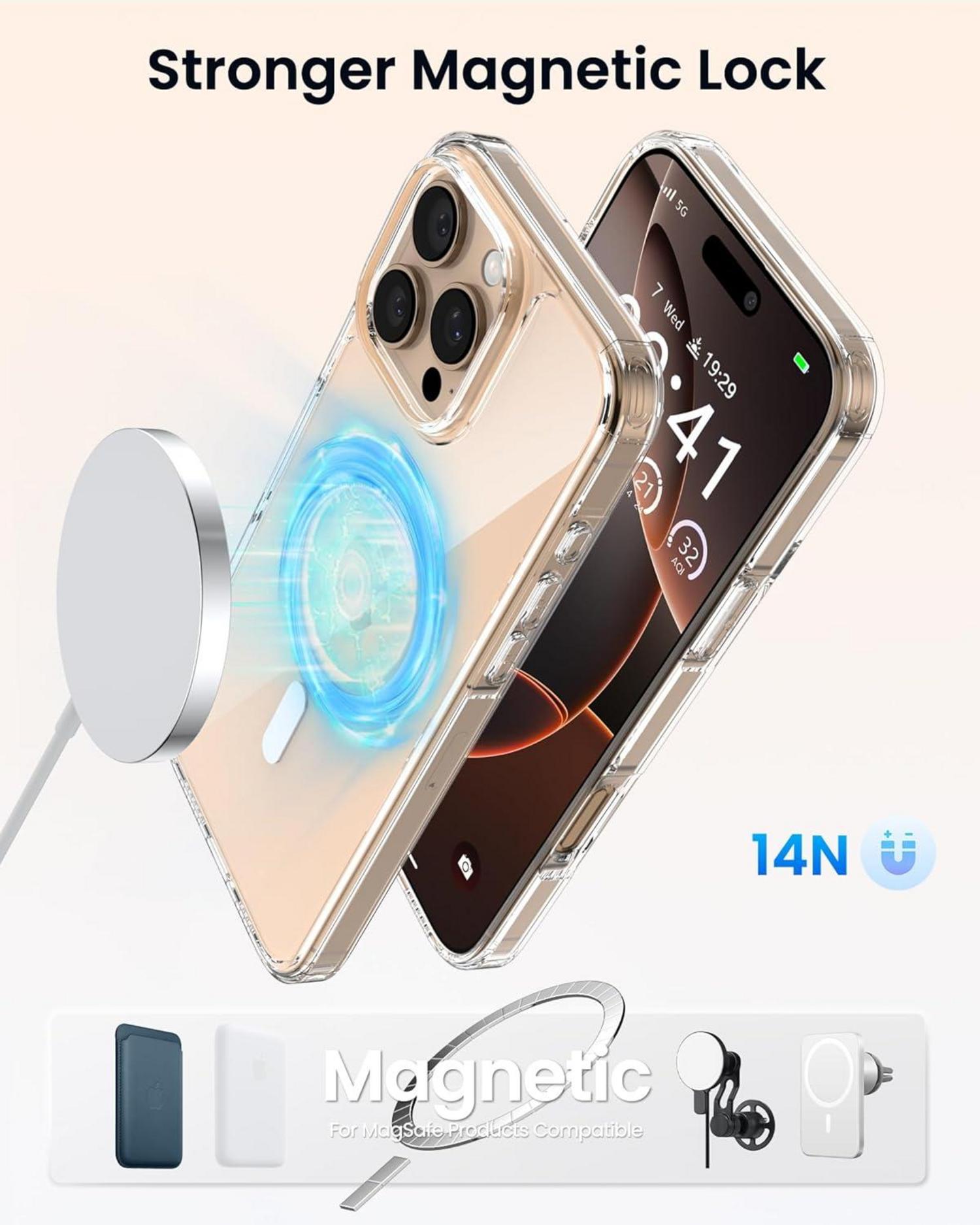 iPhone 16 Pro Max Hülle mit MagSafe, Verstärkte