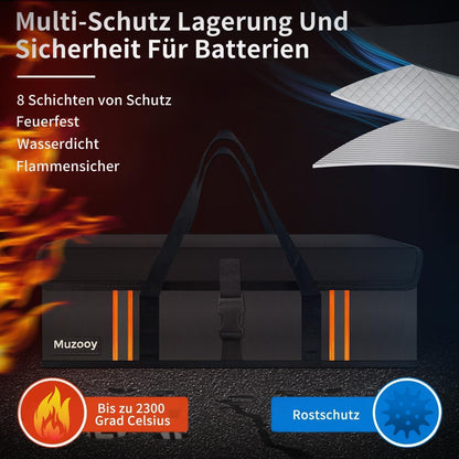 Feuerfeste Ebike Akku Tasche (M) – Sicherer Transport & Lagerung