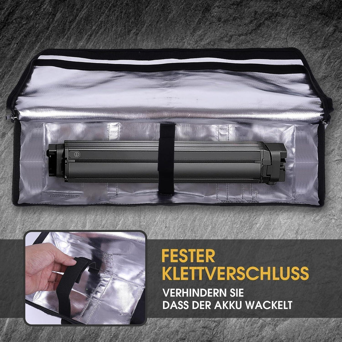 Feuerfeste Ebike Akku Tasche (M) – Sicherer Transport & Lagerung