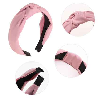 Breite Stirnbänder Damen 4er Pack Boho Haarreif Anti-Rutsch Multicolor