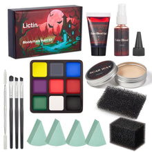 Halloween Make up Set mit 9 Farben Bodypainting FarbenFür