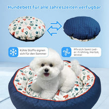 Hundebett Warmer und kühler Matte Rutschfest 70x16cm Blau