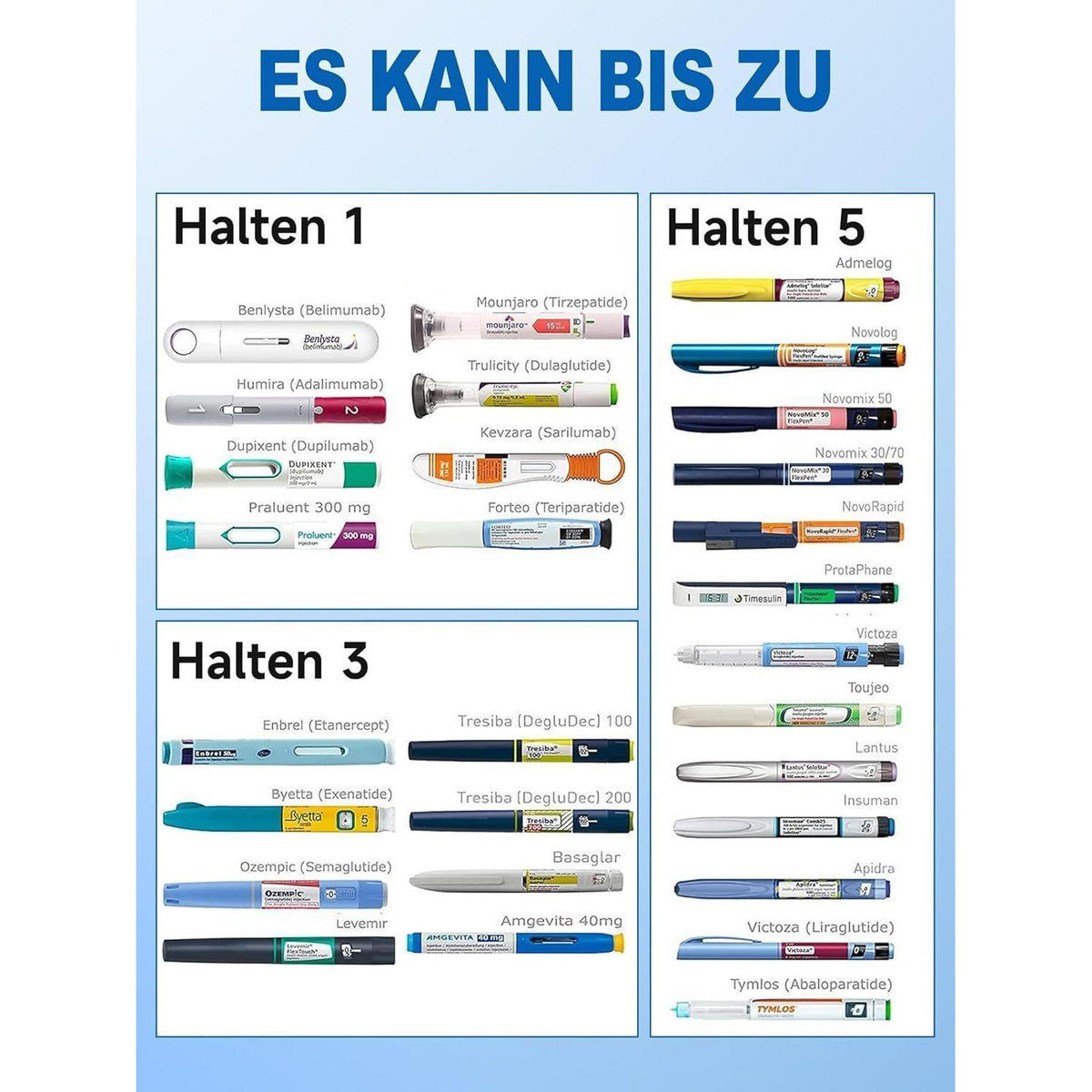 Insulin Pen Kühltasche – 48h Kühlung & TSA-zugelassen