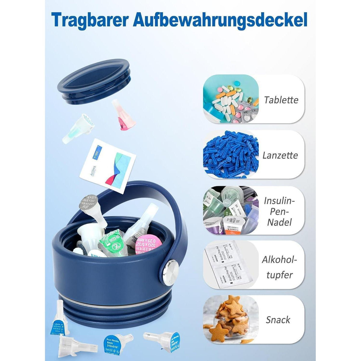 Insulin Pen Kühltasche – 48h Kühlung & TSA-zugelassen