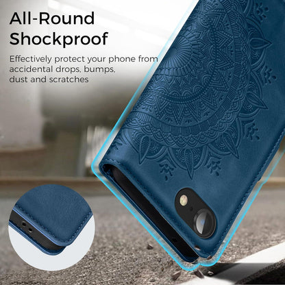 Handyhülle iPhone SE 2022/2020 7 8 Leder Flip Tasche Magnet Ständer