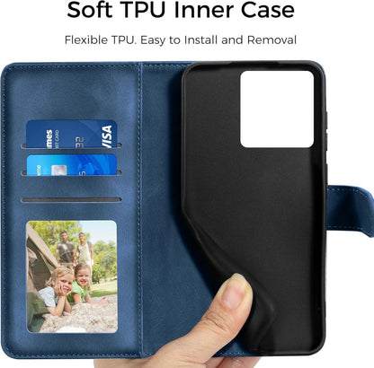 Handyhülle Xiaomi Redmi Note 13 Pro 5G Flip Wallet PU Leder Tasche Standfunktion