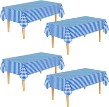 Oktoberfest Tischtuch bayerische Flagge Rautenkaro Deko 4er Pack
