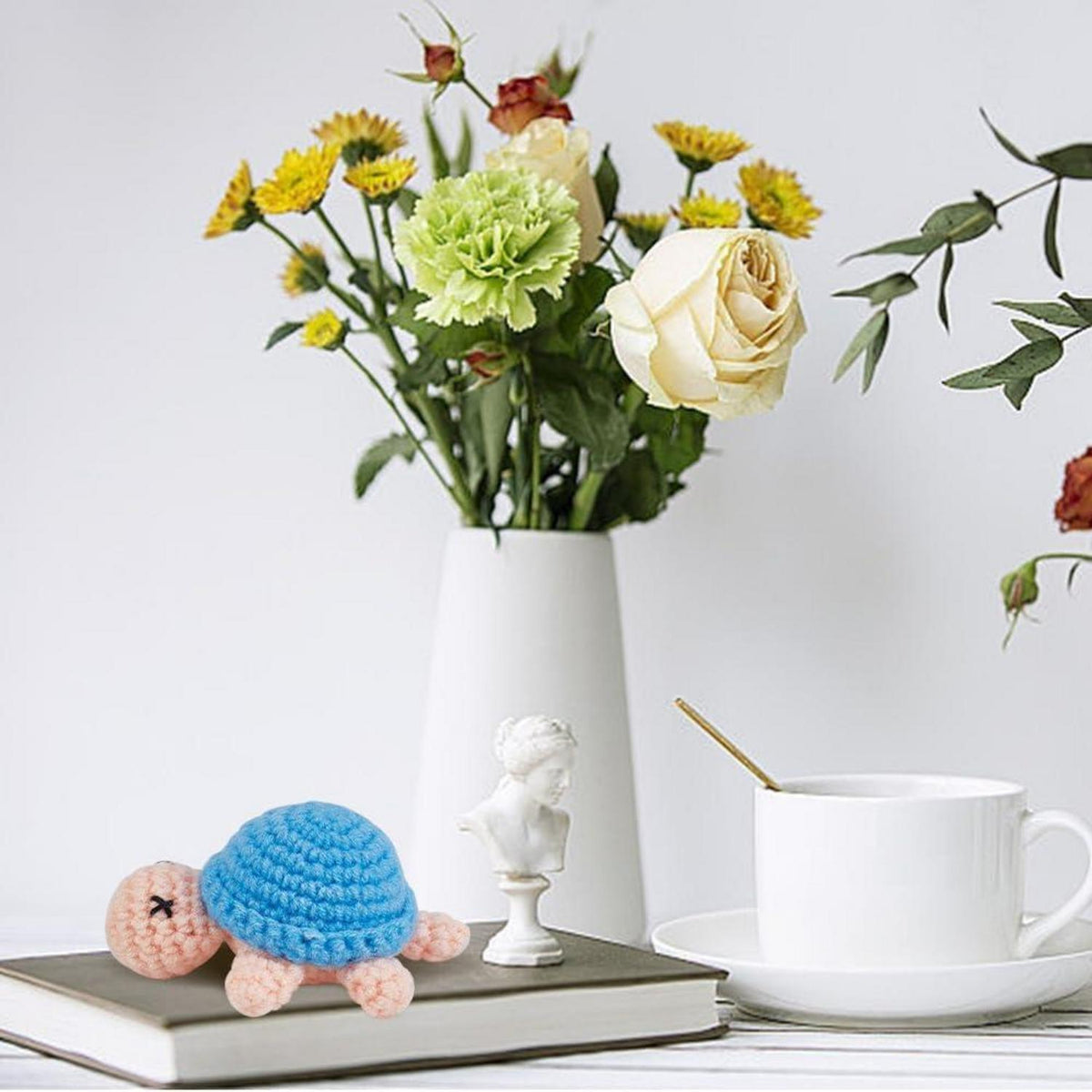 Häkelset Schildkröten Schlüsselanhänger DIY Anfänger Set mit Video