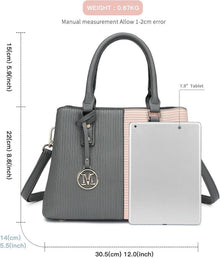 Miss Lulu Damen Handtasche PU Leder Henkeltasche Vintage