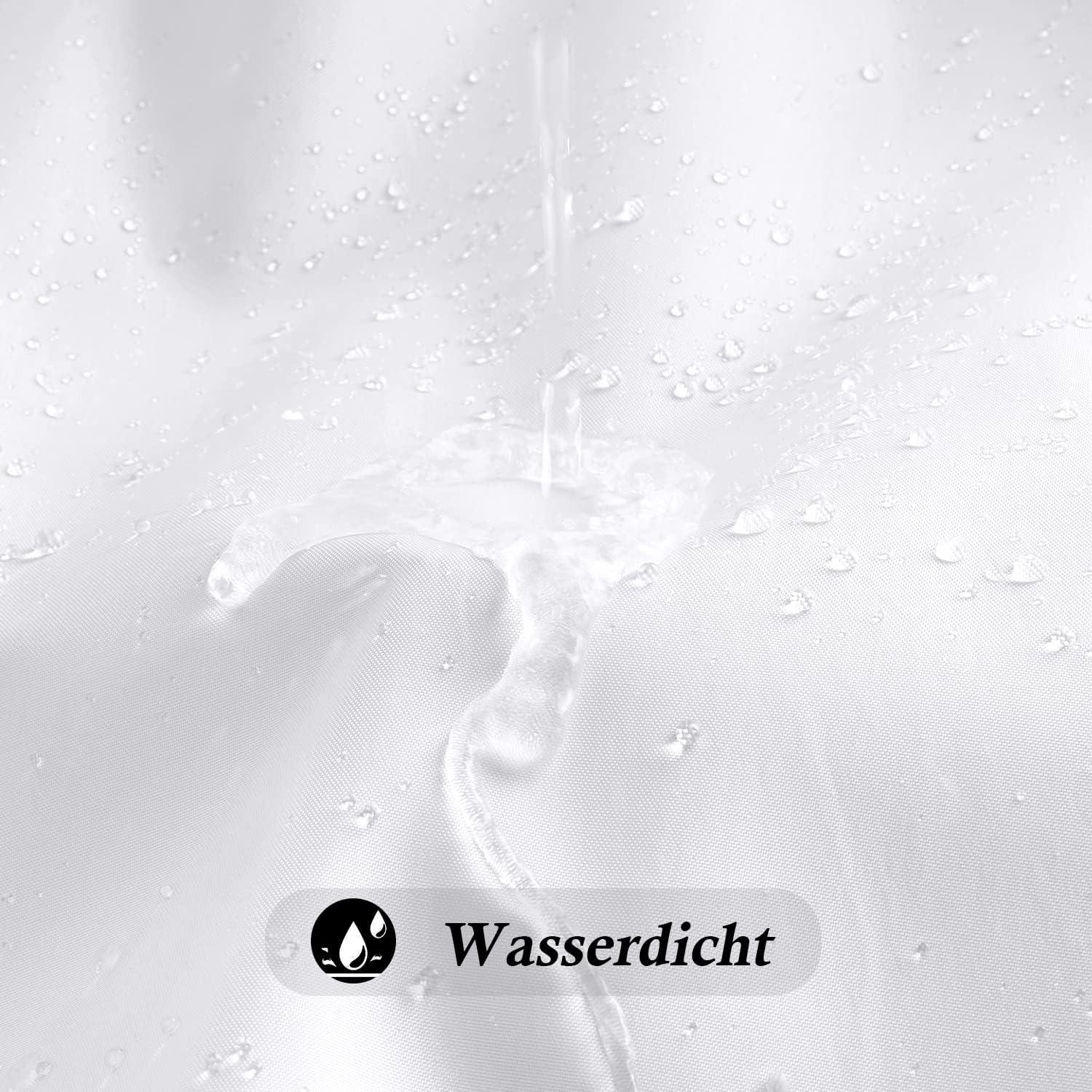 Duschvorhang Anti-Schimmel Textil Wasserdicht 200x150 cm