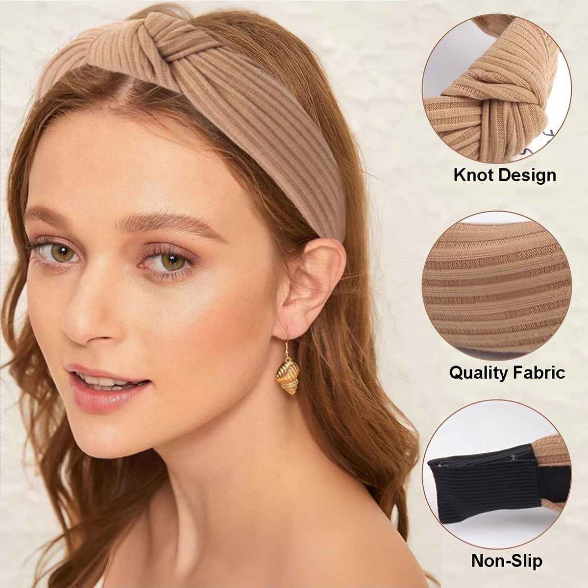 8er Haarreifen Set Damen, Modische Stirnbänder, Perlen