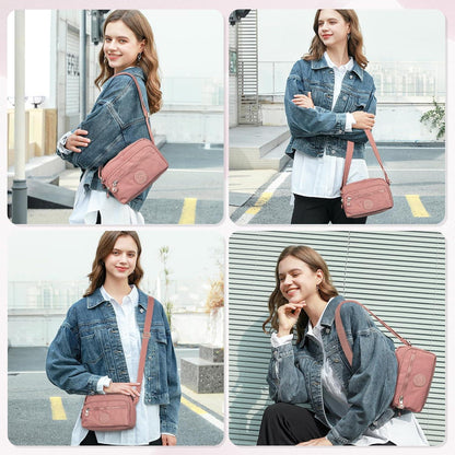 TEUEN Kleine Schultertasche Damen Leichte Wasserdicht Nylon